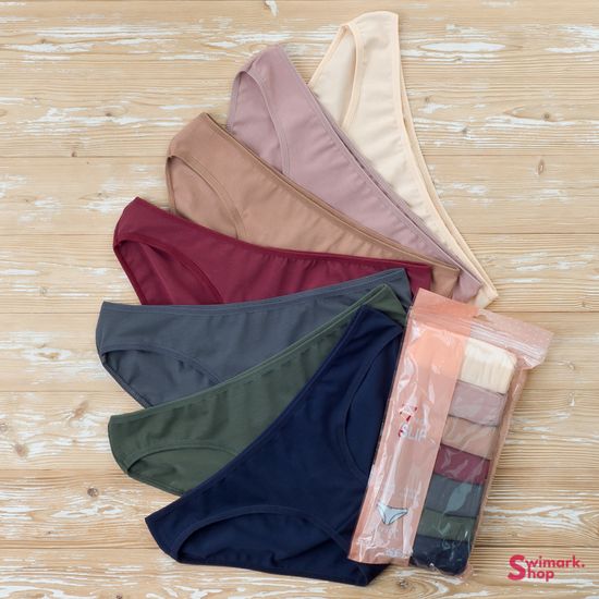 Набор женских трусиков BIKINI Classic NO NAME 70700 7 шт уп неделька